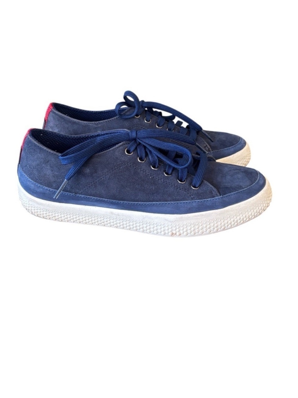 Fitflop Super T French Navy Blue Suede Sneaker Size‎ 7 EU 38